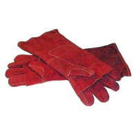 Leather oven mitts - 400mm (pair)