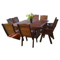 Baobab table square 8 seater