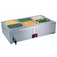 BAIN MARIE TABLE TOP - 3 DIVISION